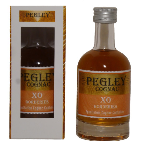 Cognac PEGLEY "Solène" XO Borderies : Coffret individuel en carton