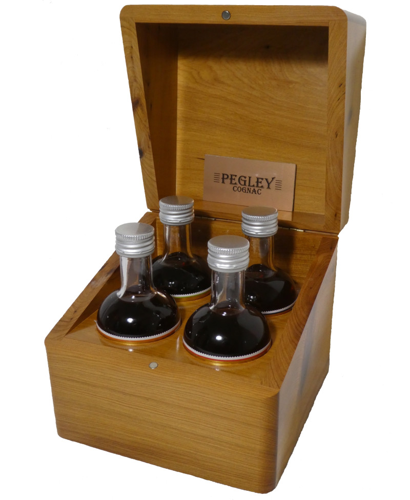 Coffret 4 cognacs "Cannelle"