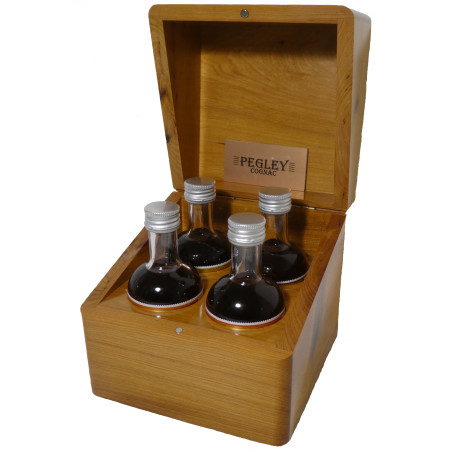 Coffret 4 cognacs "Cannelle"